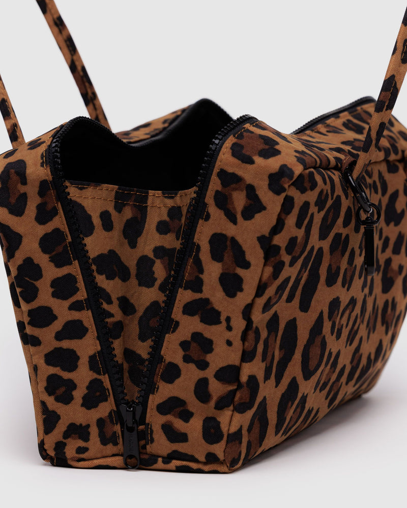 Baggu | Nylon Bowler Bag | Leopard