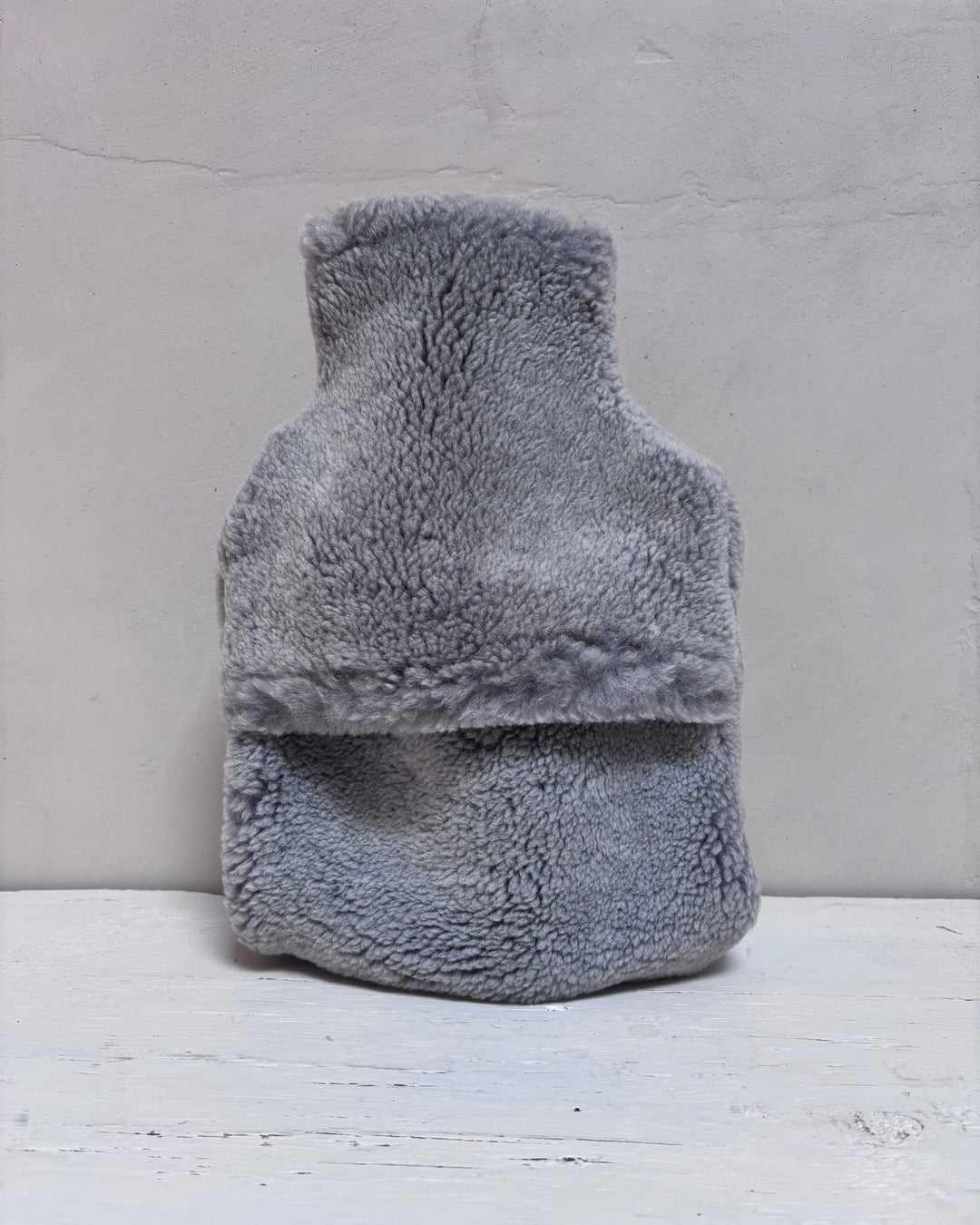 Sheepskin Hot Water Bottle Cover | Grey