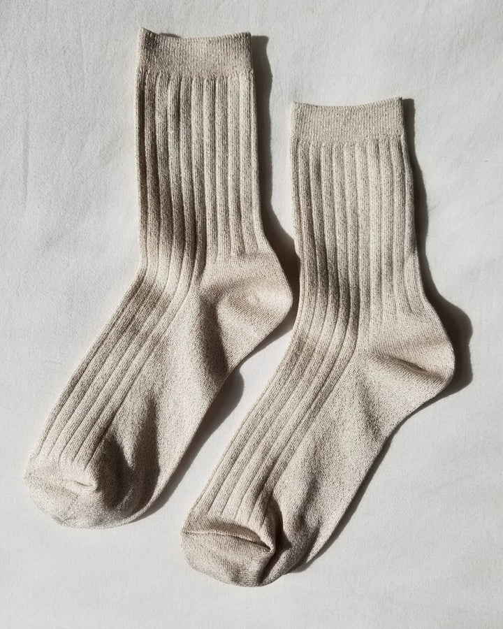 Le Bon Shoppe | Her Socks | Silver Glitter
