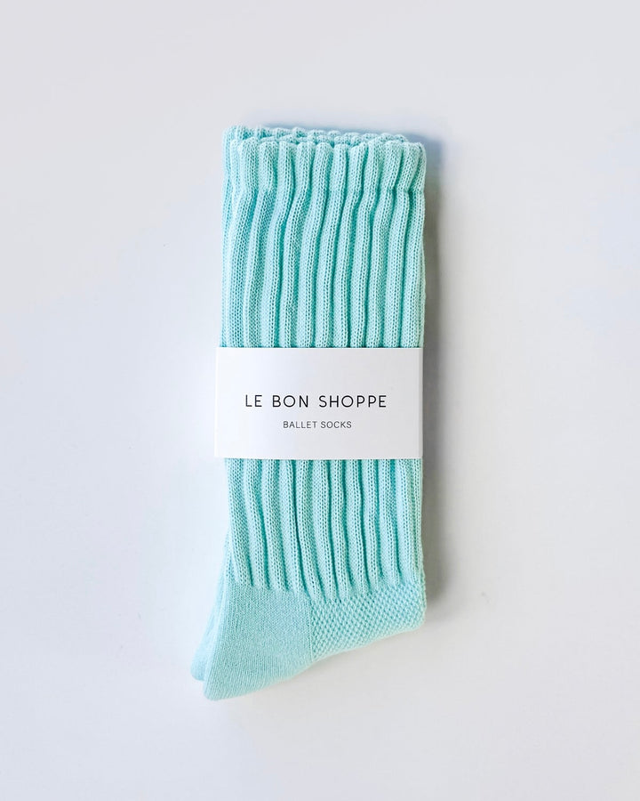 Le Bon Shoppe | Ballet socks | Aqua