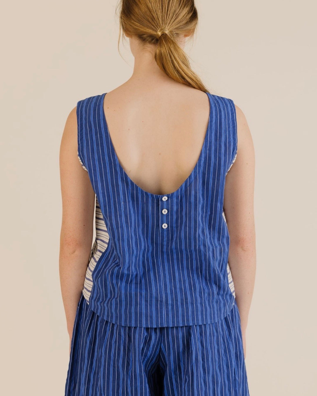 Sideline | Wake Top | Cobalt Blue