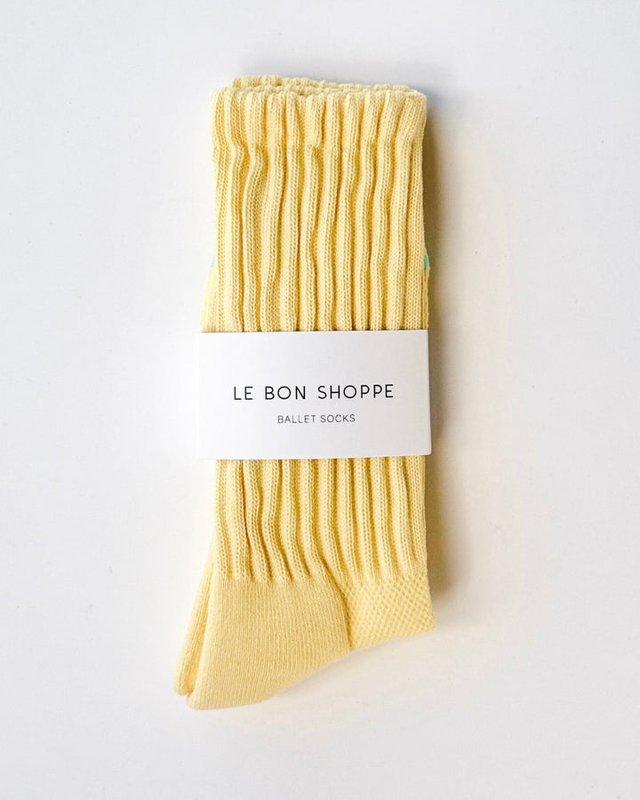 Le Bon Shoppe | Ballet socks | Pale Yellow