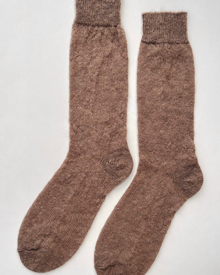 Le Bon Shoppe | Mohair Veil Socks | Mocha