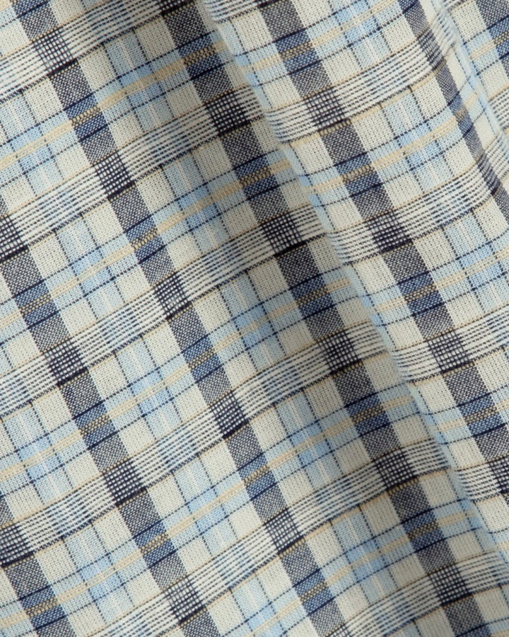 YMC | Eva Shirt | Cutting Table Blue Check