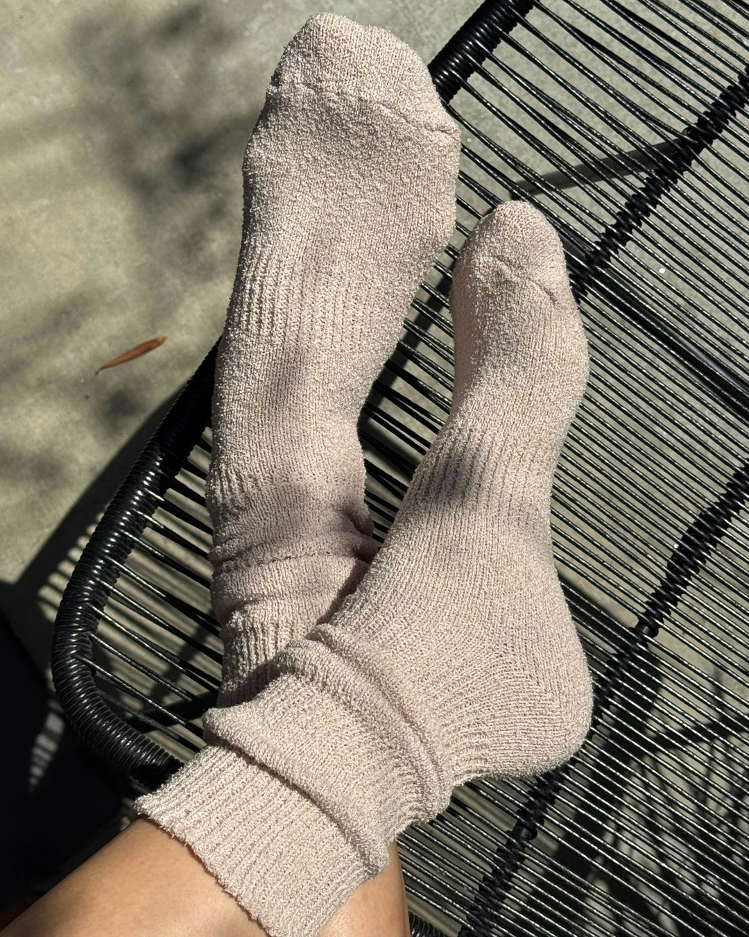 Le Bon Shoppe | Airy Puffin Socks | Whole wheat