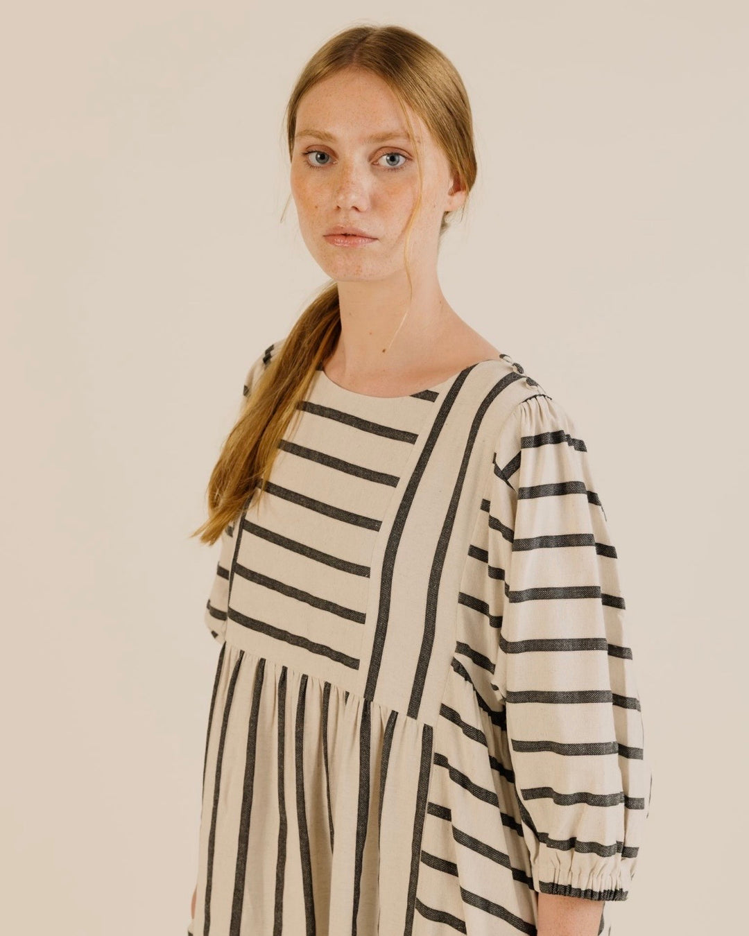 Sideline | Betsy Dress | Milk Stripe