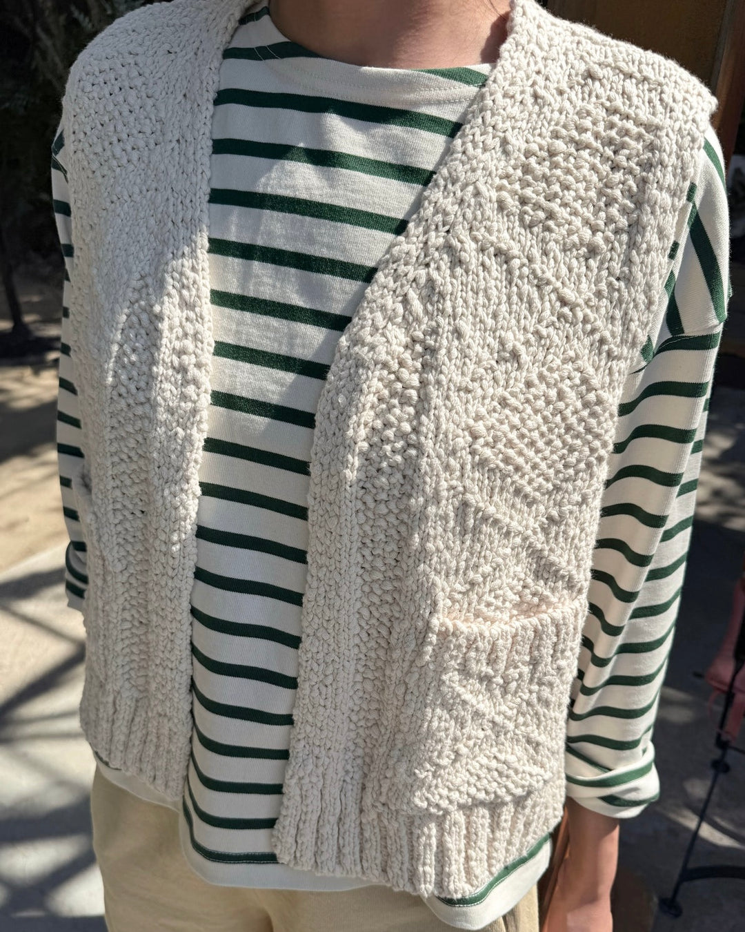 Le Bon Shoppe | Papa Cotton Vest | Natural