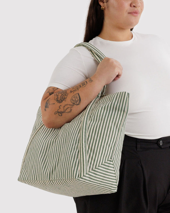 Baggu | Cloud Bag | Sage stripe