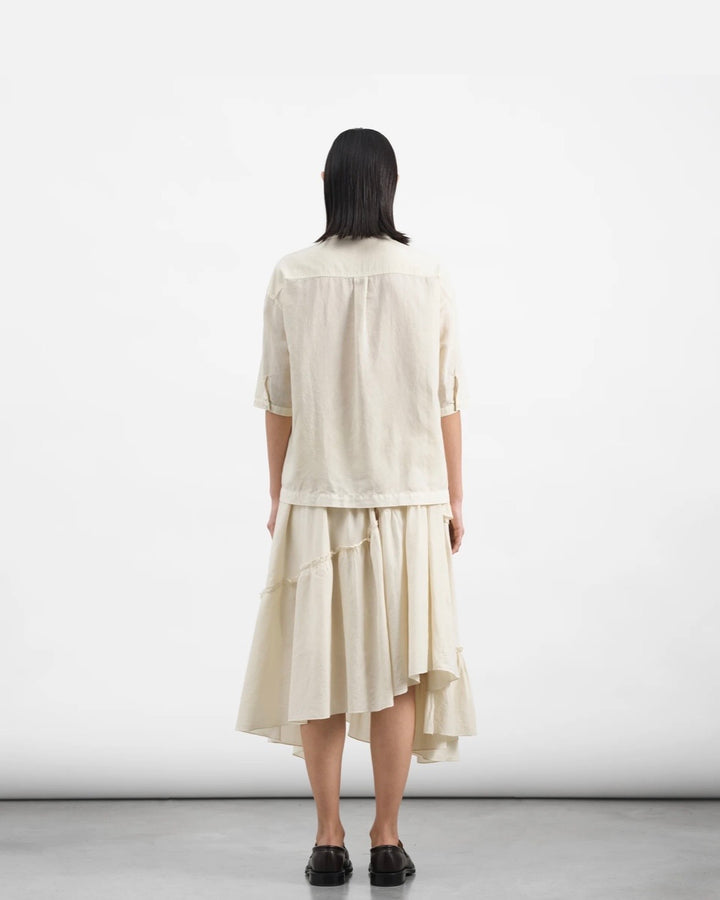 YMC | Draped Skirt | Shell