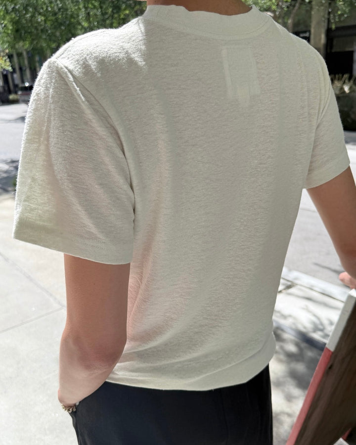 Le Bon Shoppe | Bo Linen blend tee | Salt