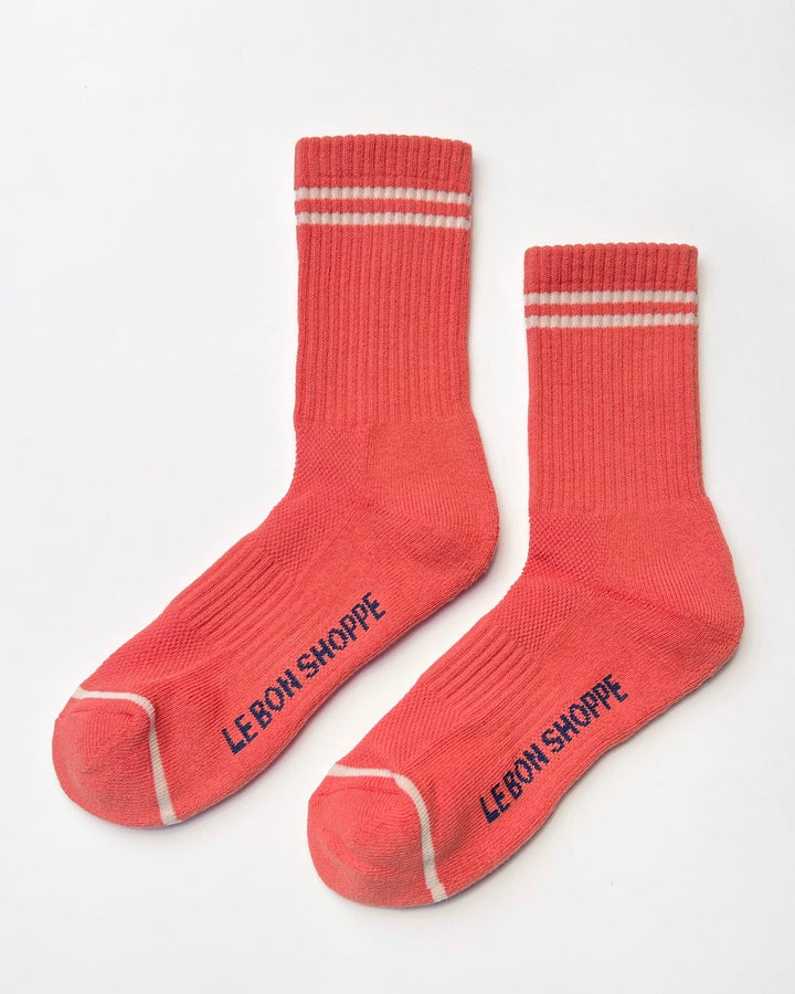 Le Bon Shoppe | Boyfriend Socks | Coral