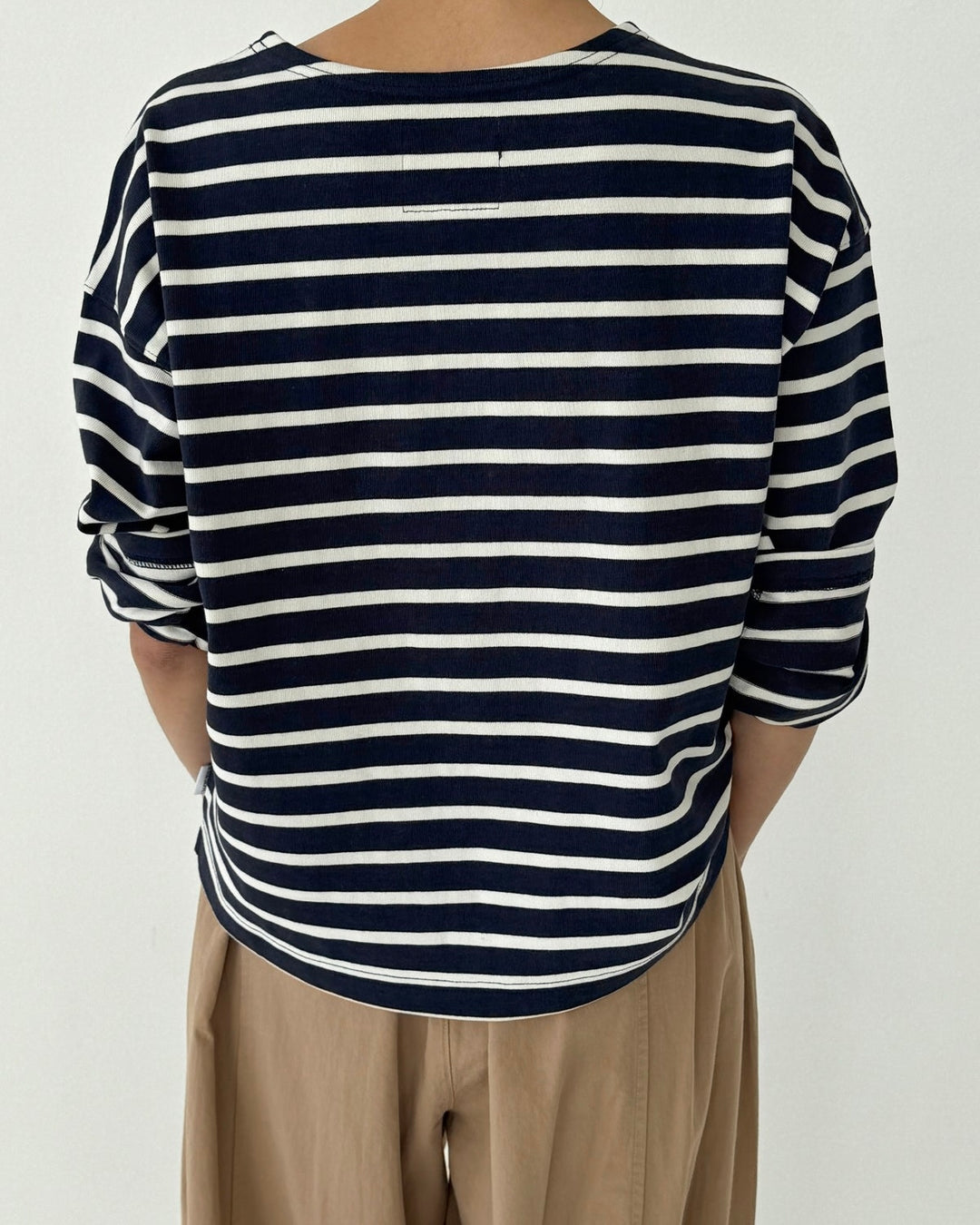 Le Bon Shoppe | Sailor Top | Navy with white stripe
