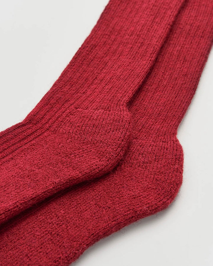 Pairs | Knee High Socks | Deep Berry Red