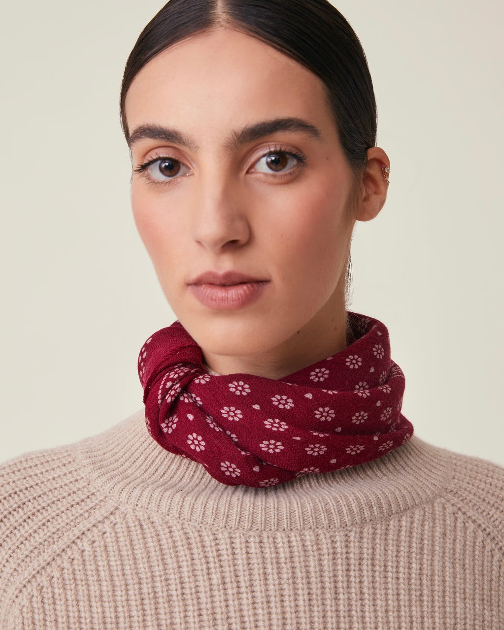 Moismont | Scarf Olaf N°676 | Velvet