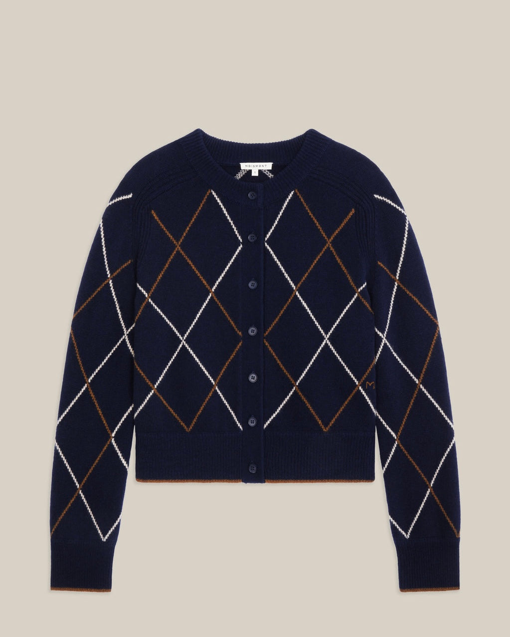 Moismont | Auguste Cardigan N°233 | Arlequin Magic Blue