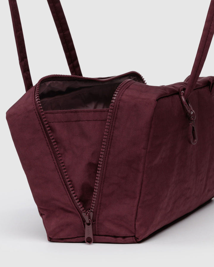 Baggu | Nylon Bowler Bag | Mahogany