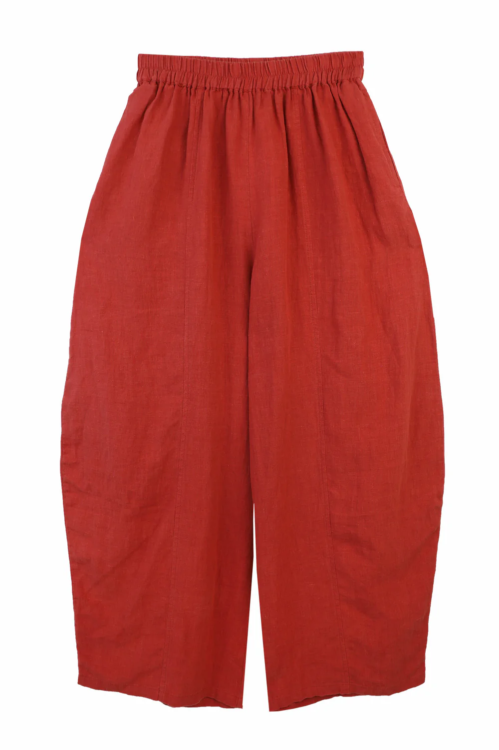 LF Markey | Basic Linen Trousers | Paprika