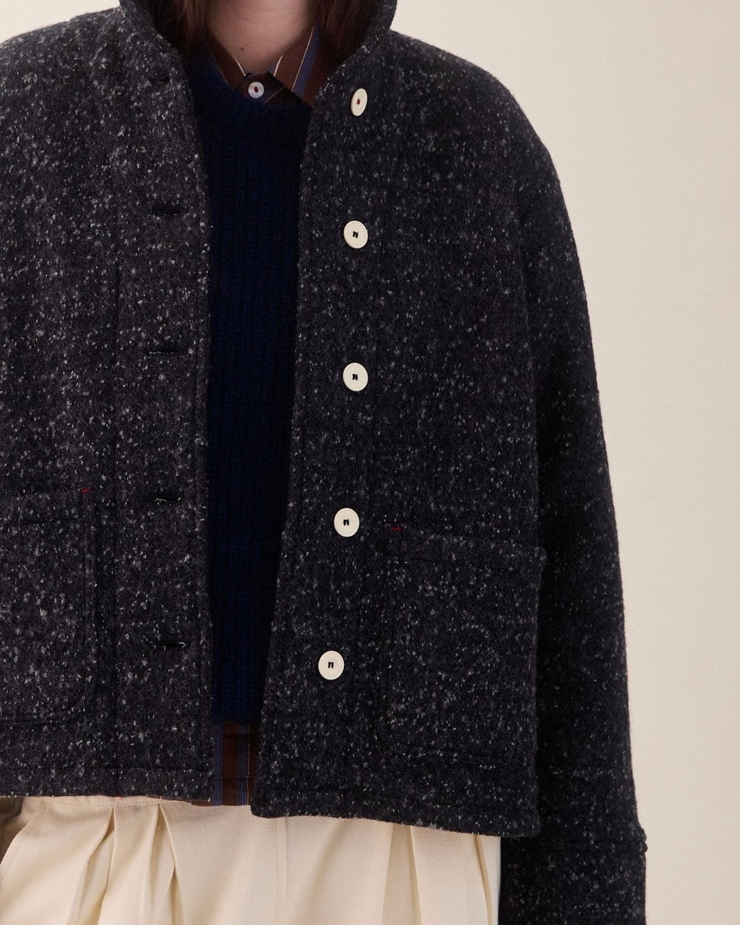 Sideline | Grace Jacket | Grey Fleck