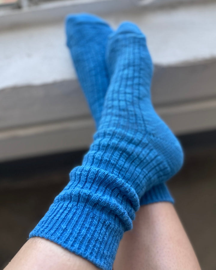 Le Bon Shoppe | Cottage socks | Laguna Blue