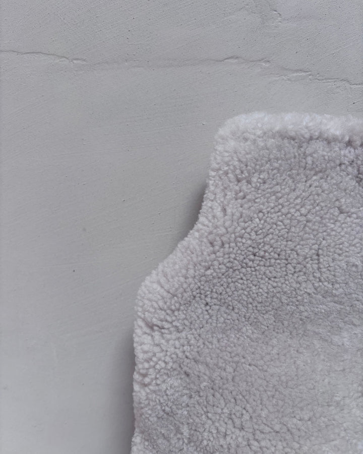 Sheepskin Hot Water Bottle Cover | Cream