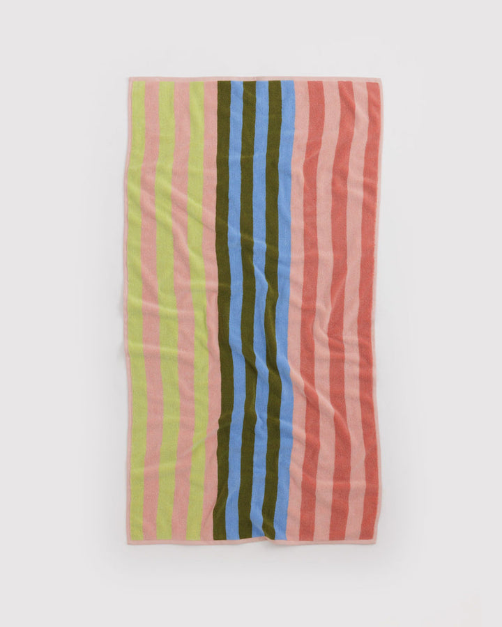 Baggu | Bath Towel | Sherbet Stripe