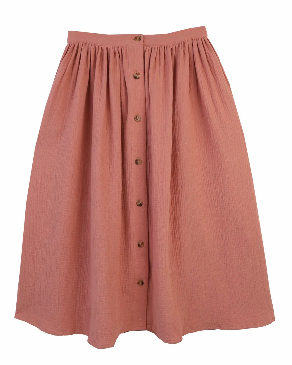 LF Markey | Isaac Midi Skirt | Blush