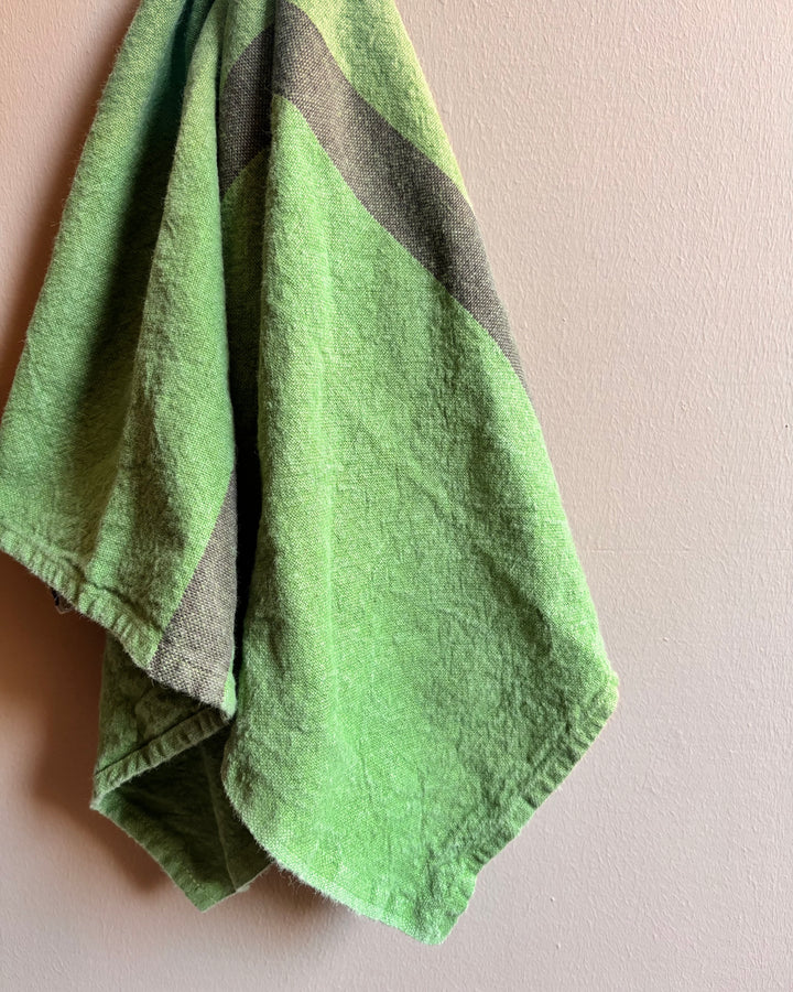 Charvet Editions | French Linen tea towel | Striped Prairie