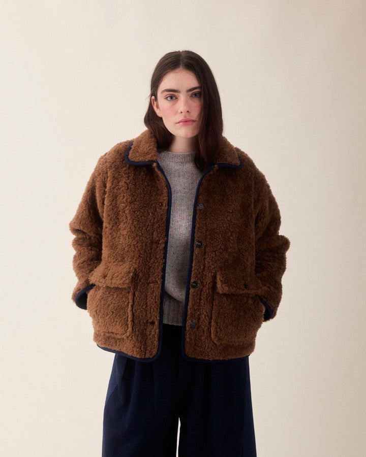 Sideline | Seren Coat | Brown