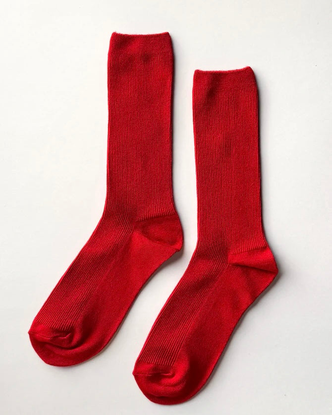 Le Bon Shoppe | Trouser Socks | Tuscan Red
