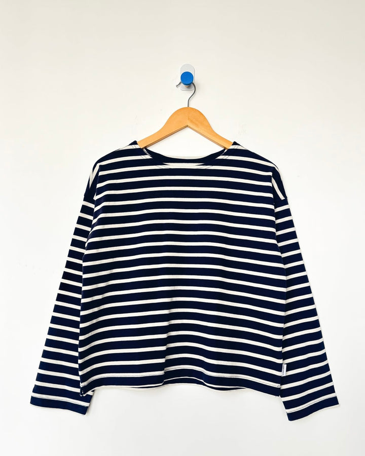 Le Bon Shoppe | Sailor Top | Navy with white stripe