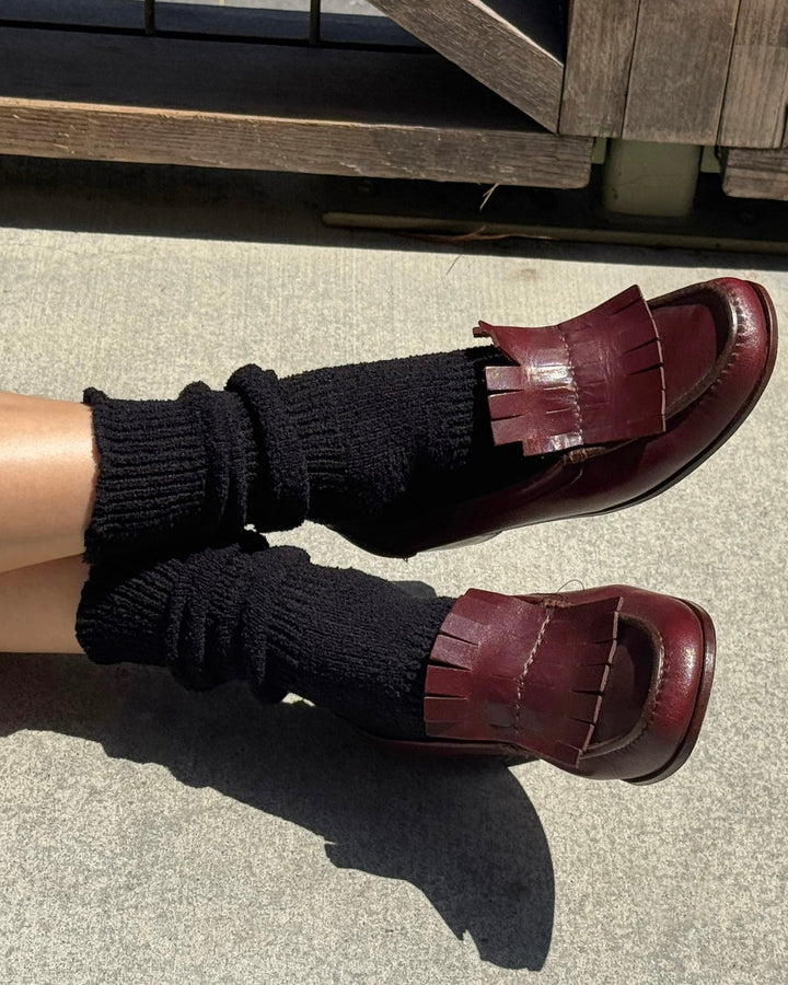 Le Bon Shoppe | Airy Puffin Socks | Black