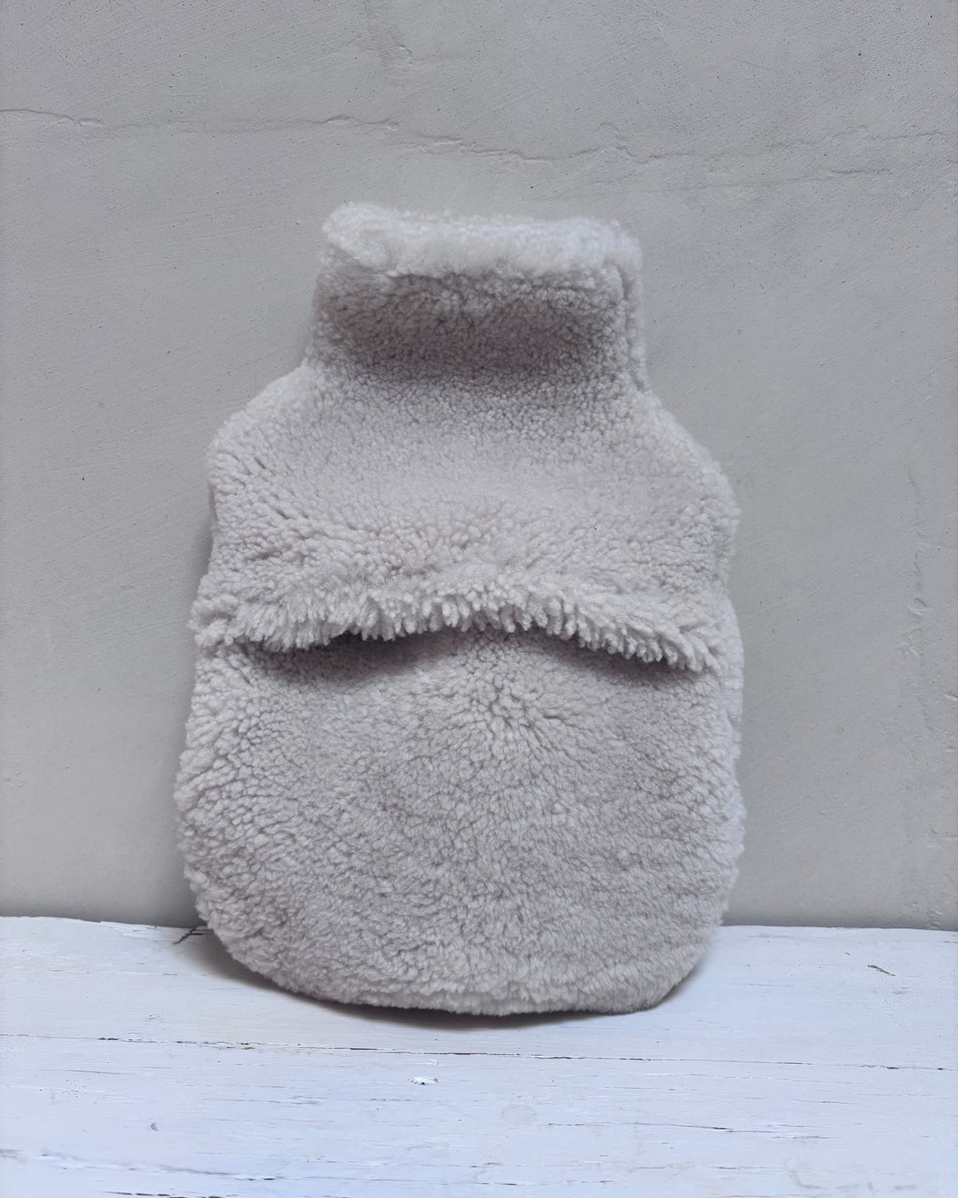 Sheepskin Hot Water Bottle Cover | Cream