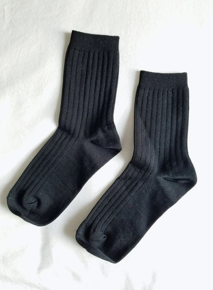 Le Bon Shoppe | Her Socks | True Black